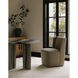 Cormac Grey Rolling Dining Chair in Taupe