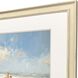 Beach Play Date Blue and Beige and Turquoise Framed Art