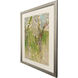 Spring Day Green and Blue and Multi and Pink Framed Art