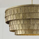 Arden 6 Light 28.75 inch Ancestral Gold Chandelier Ceiling Light