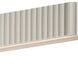 Delphi LED 47.25 inch Chaulk White Linear Pendant Ceiling Light