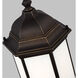 Sevier 1 Light 17.75 inch Antique Bronze Outdoor Post Lantern, Medium