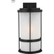 Wilburn 1 Light 20 inch Black Outdoor Wall Lantern, Large