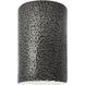 Ambiance Cylinder LED 5.75 inch Hammered Pewter Wall Sconce Wall Light, Small