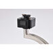 Orb 120 Brushed Nickel LED Track Head - J-Type Ceiling Light