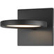 Spectica LED 7 inch Matte Black Wall Light in LED 90 CRI 3000K, Integrated LED
