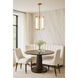 Mingle 3 Light 17 inch Satin Brass Pendant Ceiling Light