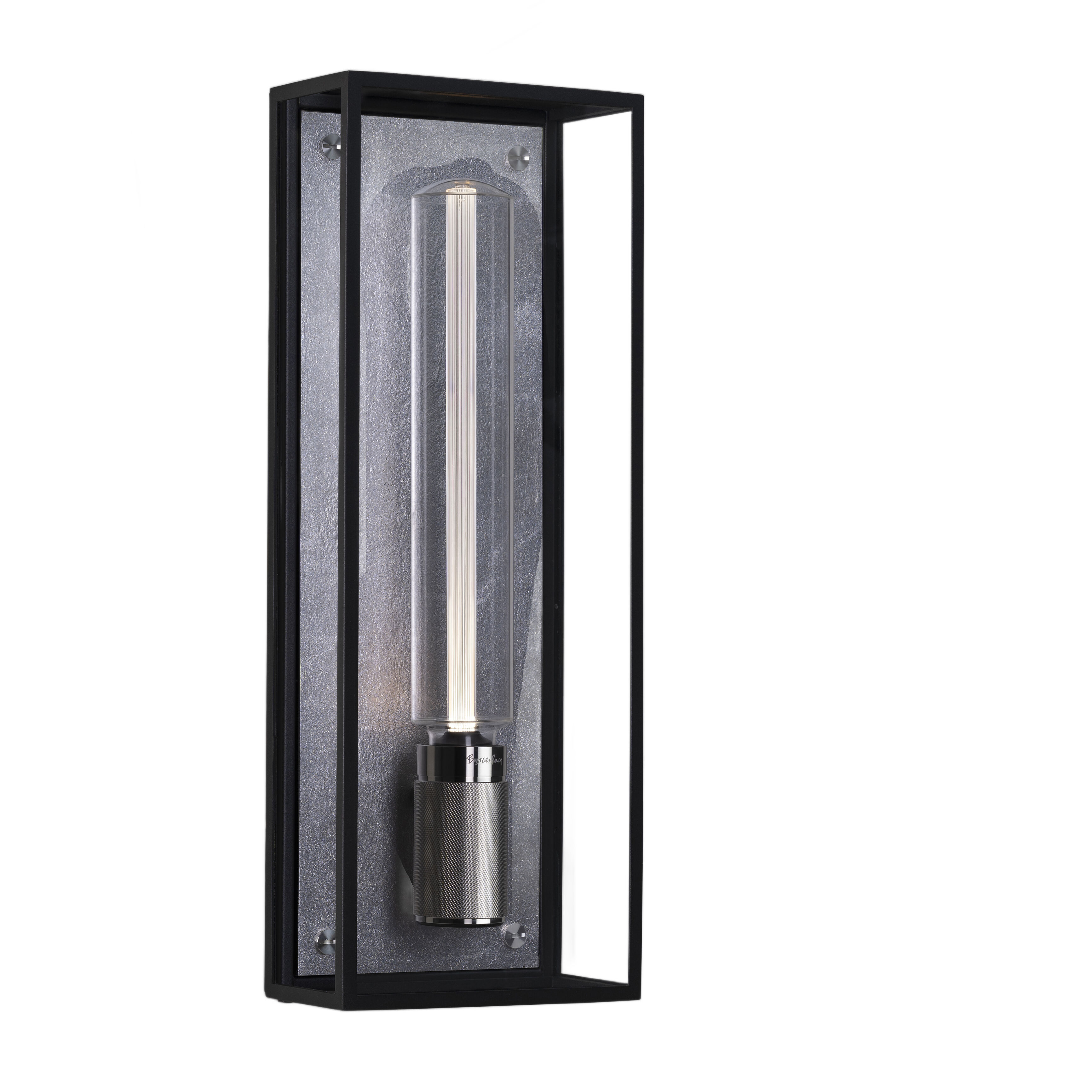 Caged Wet LED 19.21 inch Steel Outdoor Wall Lighting