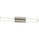 Zola LED 24 inch Satin Nickel Vanity Light Wall Light