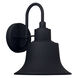 Brock 1 Light 12 inch Black Outdoor Wall Lantern