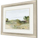 Relaxing View Green and Blue and White and Yellow Framed Art
