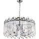 Henrietta 6 Light 24 inch Chrome Chandelier Ceiling Light