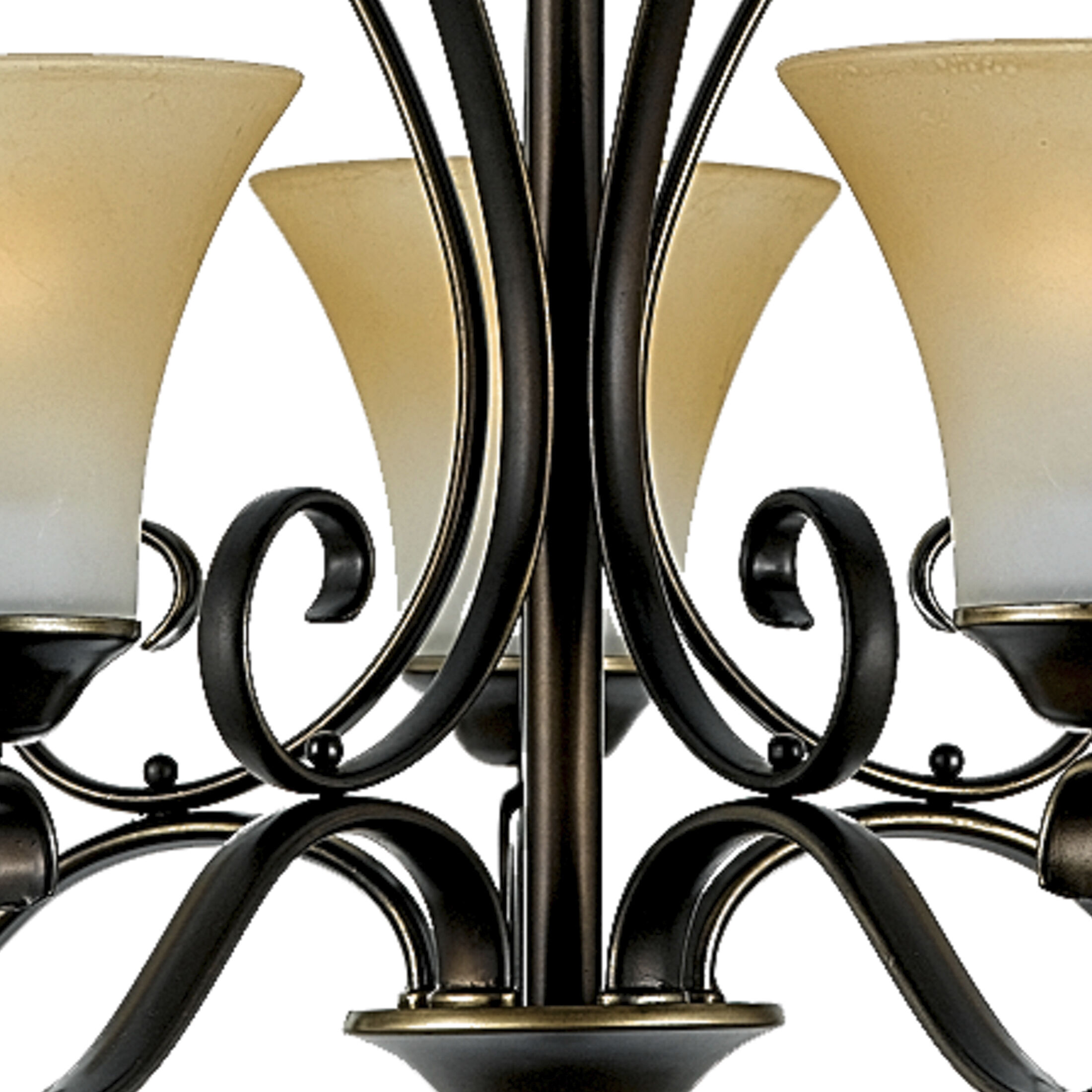 Duchess 5 Light 25 inch Palladian Bronze Chandelier Ceiling Light