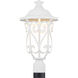 Leawood LED LED 18.88 inch White Outdoor Post Lantern, Design Series