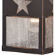 Ranger LED 13 inch Burnished Bronze Outdoor Wall