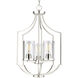 Lassiter 3 Light 16.63 inch Brushed Nickel Foyer Pendant Ceiling Light
