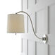 Barbara Barry Understudy 1 Light 10 inch Polished Nickel Sconce Wall Light in Silk