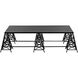 Brixton 64 X 38 inch Matte Black Coffee Table