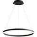 Circulo LED 24 inch Black Pendant Ceiling Light 