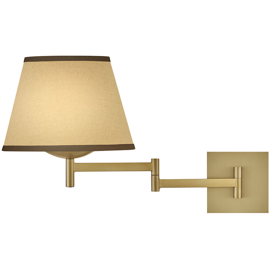 Sonia Wall Mount Wall Light in Light Beige Fabric