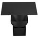 Shape 25 X 24 inch Matte Black Side Table