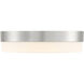 Roma LED 14 inch Brushed Steel Flush Mount Ceiling Light
