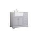 Franklin 36 X 22 X 35 inch Grey Bathroom Vanity Cabinet