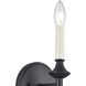 Solomon 1 Light 5 inch Matte Black Sconce Wall Light