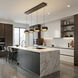 Axis LED 45.5 inch Graphite Linear Island Pendant Ceiling Light