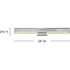 Facet 7.5 inch 24 watt Polished Nickel Adjustable Accent Light Wall Light