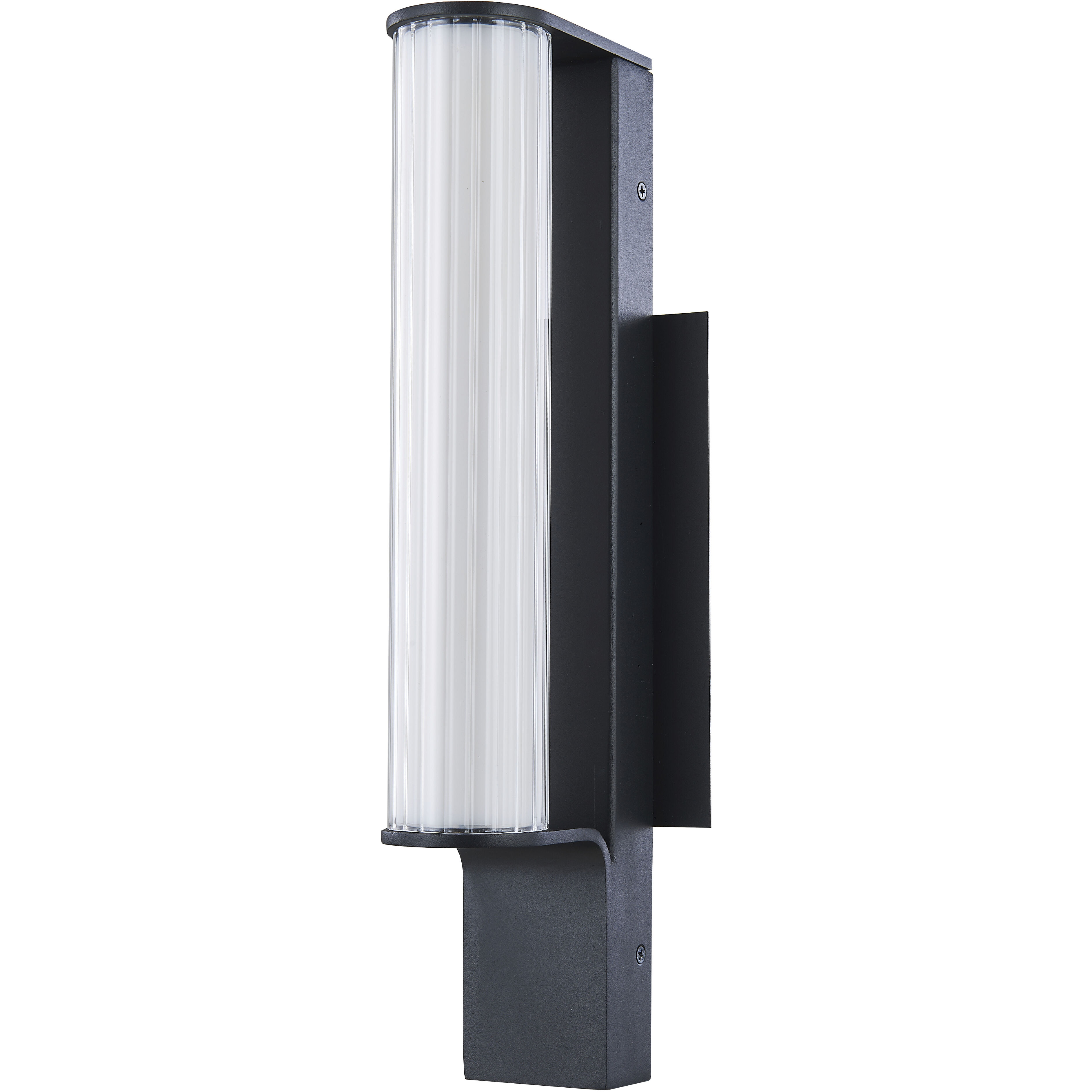 Macie LED 16 inch Matte Black Outdoor Wall Light