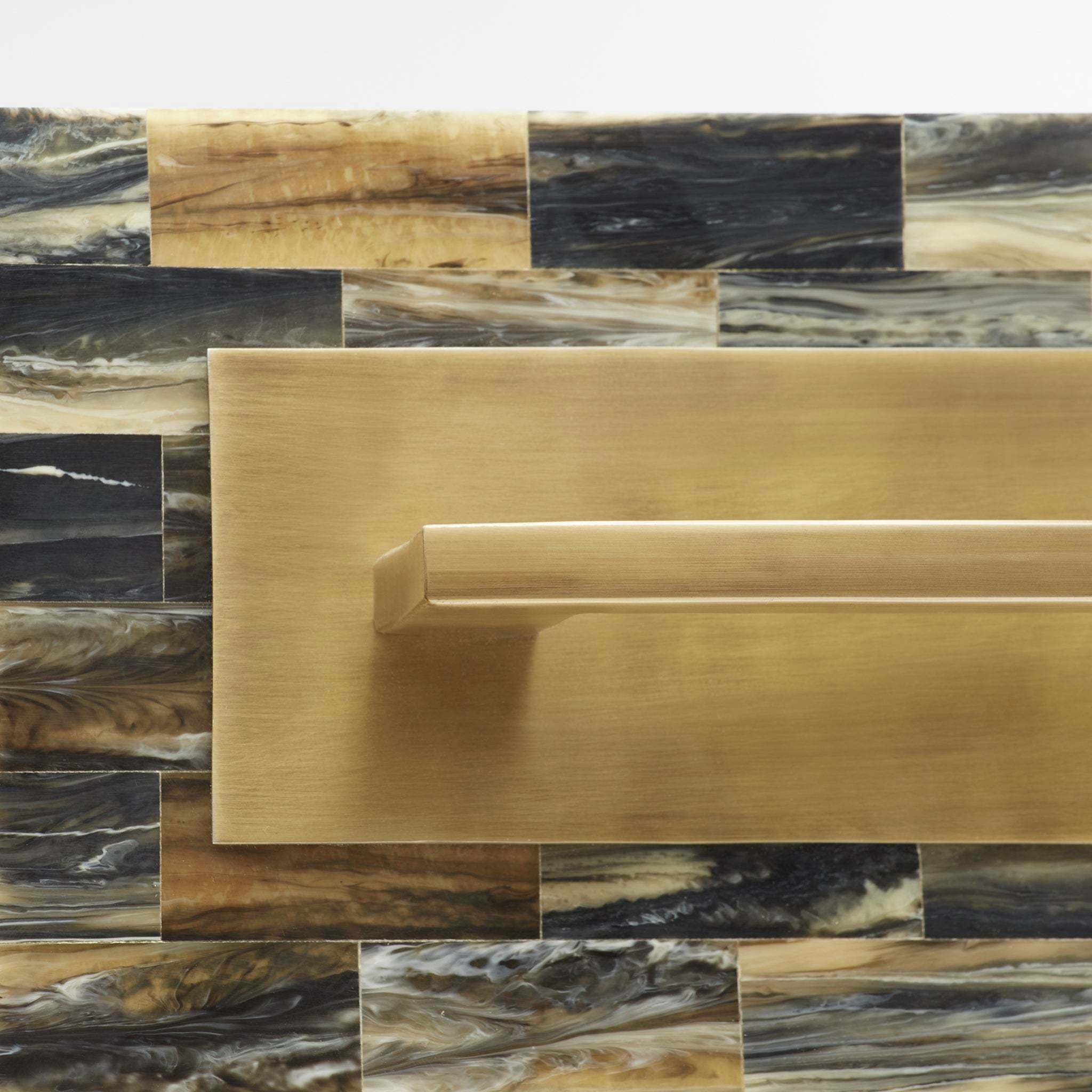 Cairo 14 X 6 inch Antique Brass Box