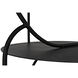 Rain 86 X 31 X 31 inch Matte Black Shelf