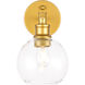 Collier 1 Light 6 inch Brass Wall sconce Wall Light