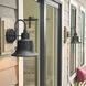 Brock 1 Light 12 inch Black Outdoor Wall Lantern