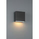 Strand 1 Light 6 inch Black Outdoor Wall Sconce