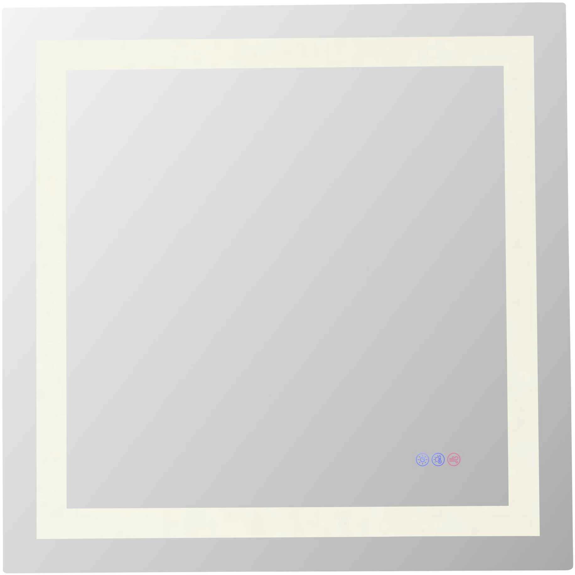 Riven 30 X 30 inch White LED Mirror