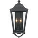 Savannah 4 Light 25 inch Sand Coal Outdoor Wall Mount, The Great Outdoors