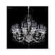 Tassel 21 Light 35 inch Silver Large Entry Crystal Chandelier Ceiling Light, Large