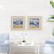 Heron by the Sea Blue and Beige Framed Art, Propac
