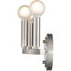 Sawyer 3 Light 18 inch Satin Nickel Vanity Light Wall Light
