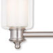 Middlebush 5 Light 45.5 inch Brushed Nickel Vanity Sconce Wall Light