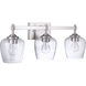 Stellen 3 Light 22.00 inch Bathroom Vanity Light