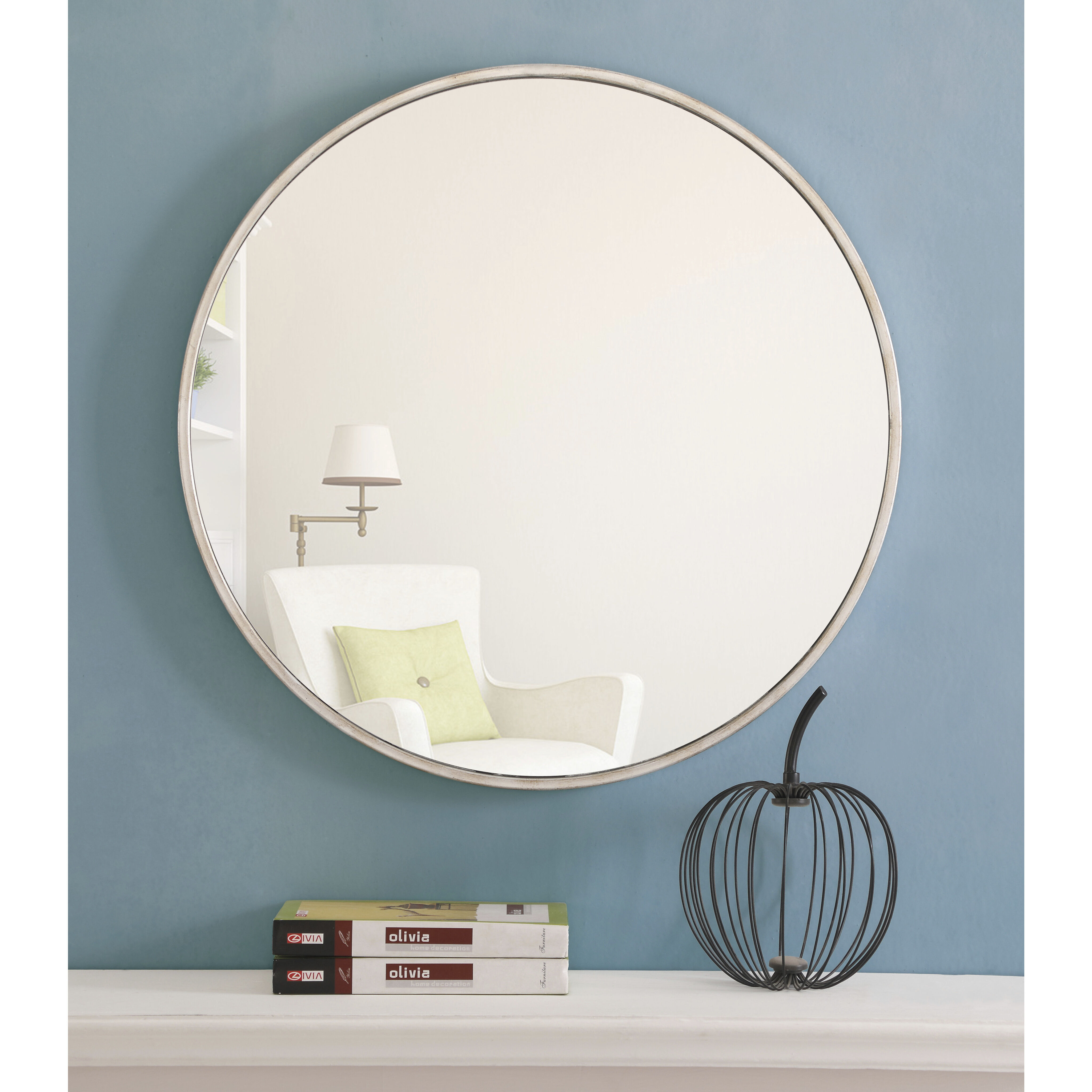 Eternity 24 X 24 inch Silver Wall Mirror