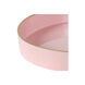 Round Blush Pink/Gold Tray
