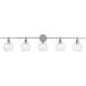 Collier 5 Light 47 inch Chrome Wall sconce Wall Light