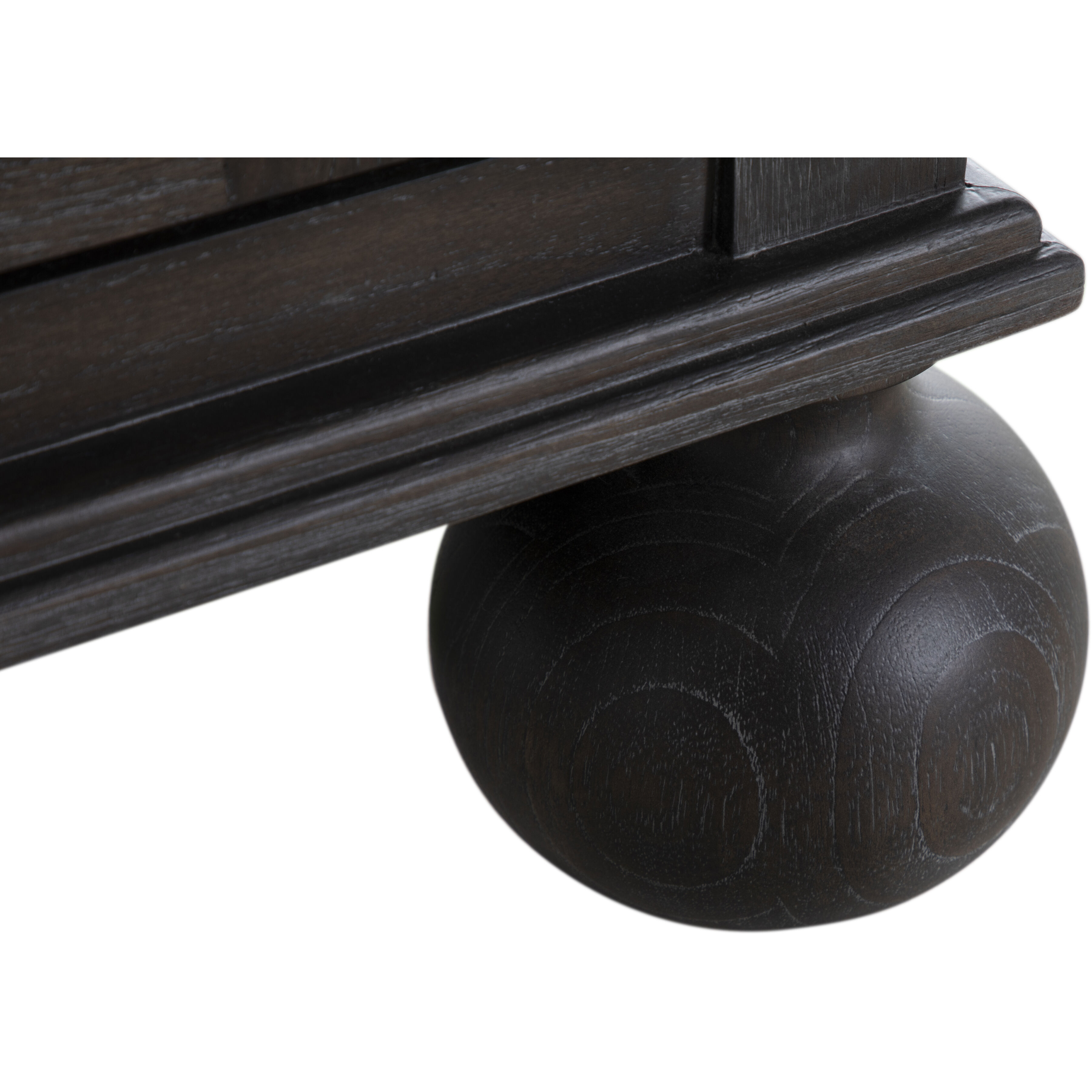 Ezekiel 67 X 18 inch Cerused Forest Black and Antique Bronze Sideboard