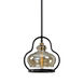Cotulla 1 Light 12 inch Aged Black Mini Pendant Ceiling Light