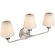 Hoyle 3 Light 24 inch Antique Nickel Vanity Light Wall Light