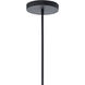 Everest LED 32.25 inch Matte Black Chandelier Ceiling Light, 1 Tier Large